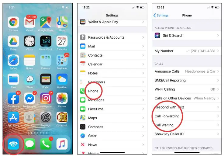 ClearCaptions Mobile App User Guide - Forwarding Calls to Your ClearCaptions Telephone Number