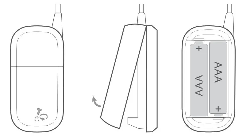 Swann WT82 Wifi Sensor - BATTERY INSTALLATION