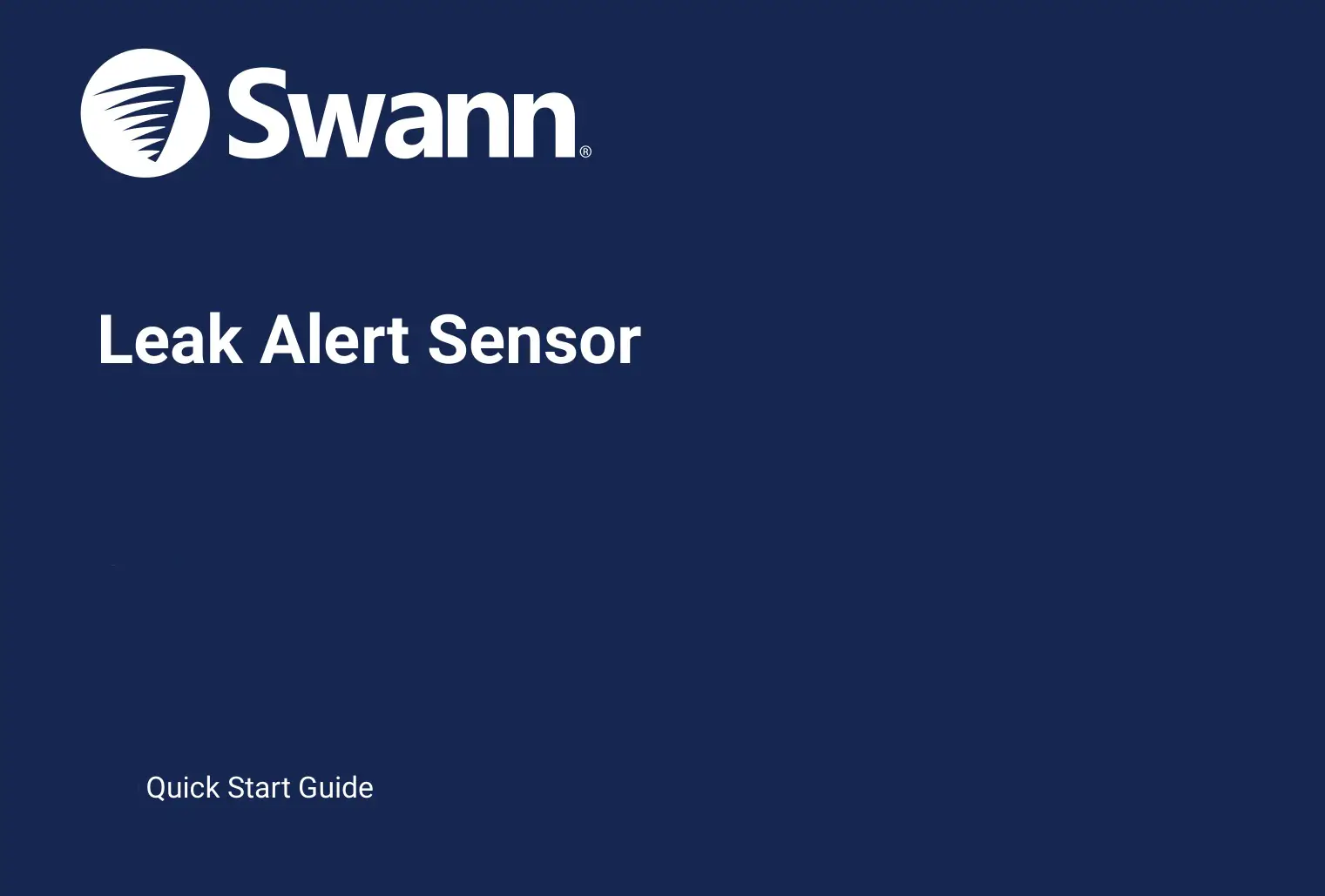 Swann WT82 Wifi Sensor User Guide
