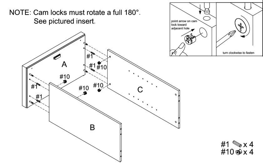 CROSLEY Pantry CF3114 - Top Right Panel Part C