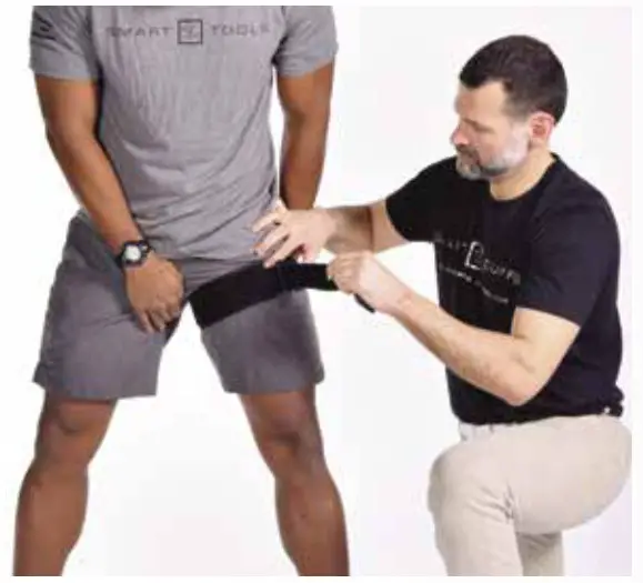 SMART CUFFS 1003909 ArmsLegs Set User - APPLYING THE LEG CUFF