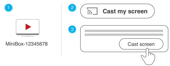 EZCast Mini Box Display Receiver - Cast screen