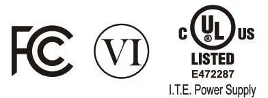 Rosewill RBWC-20025 100W Power Adapter- Symbol