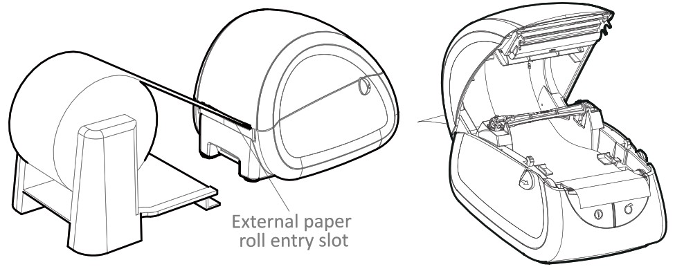 iDPRT SP310 Thermal Label and Receipt Printer - External Paper Roll Loading
