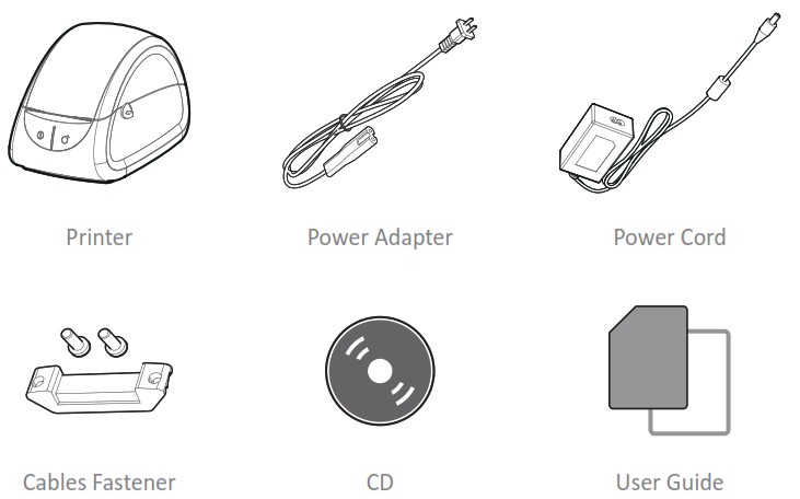 iDPRT SP310 Thermal Label and Receipt Printer - Packing List