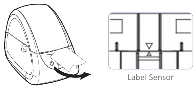 iDPRT SP310 Thermal Label and Receipt Printer - Paper Loading 3