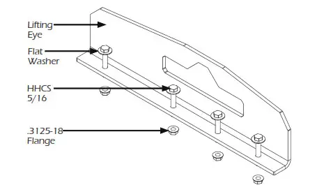 WINCO GENERATOR WL22000VE-B Generator- LIFTING EYE INSTALLATION
