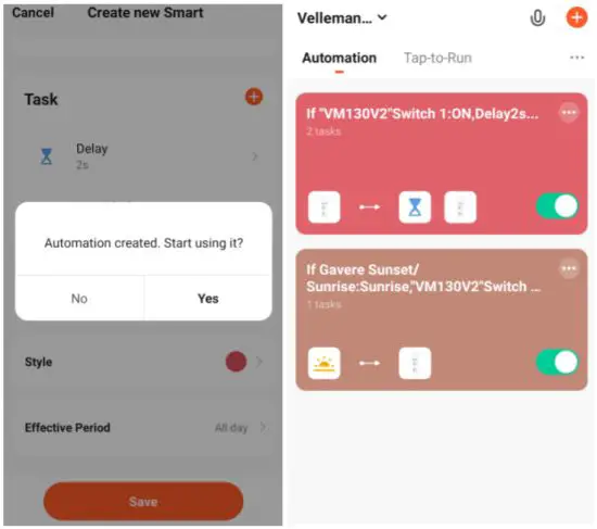 velleman VM130V2SET 433 MHz Radio Transmitter Receiver - Add schedule 11