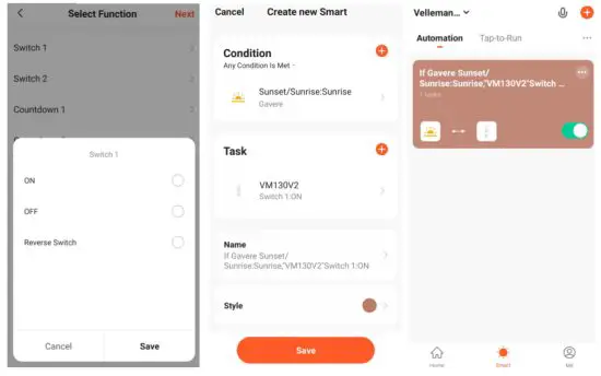 velleman VM130V2SET 433 MHz Radio Transmitter Receiver - Add schedule 6