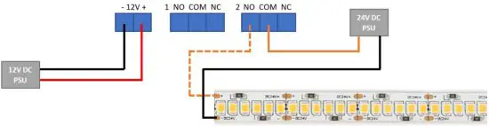 velleman VM130V2SET 433 MHz Radio Transmitter Receiver - Connecting a Device 2