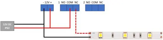 velleman VM130V2SET 433 MHz Radio Transmitter Receiver - Connecting a Device