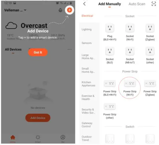 velleman VM130V2SET 433 MHz Radio Transmitter Receiver - Connecting the Receiver