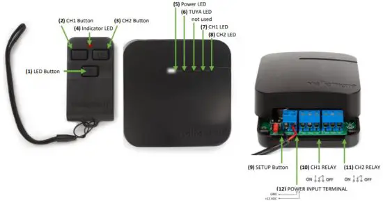 velleman VM130V2SET 433 MHz Radio Transmitter Receiver - Overview