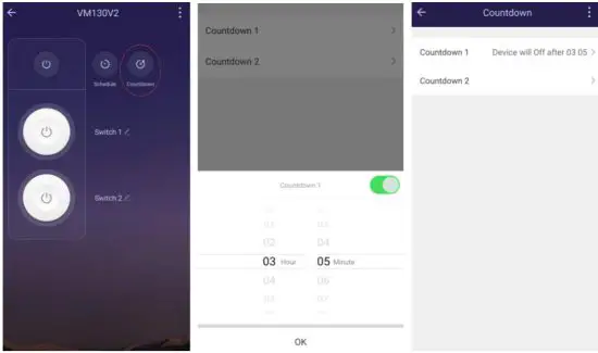 velleman VM130V2SET 433 MHz Radio Transmitter Receiver - off and on 2