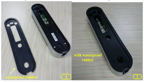 Waterproof rubber