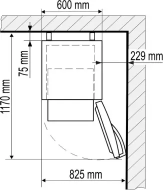 SNAIGE RF53NG Upright Freezer - external handles