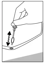 SNAIGE RF53NG Upright Freezer - rear compartment part