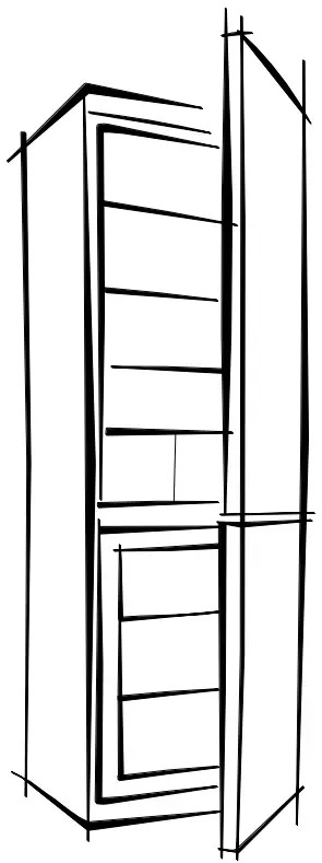 SNAIGE RF53NG Upright Freezer