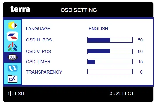 OSD SETTING