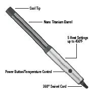 BaByliss PRO BNTW75 Nano Titanium Curling Wand fig 1