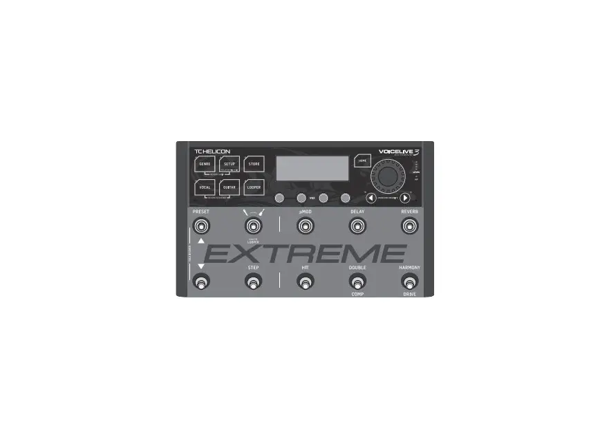 Tc Helicon Voicelive 3 Extreme Unrivaled Vocal And Guitar Effects Performance Floor Pedal User Guide