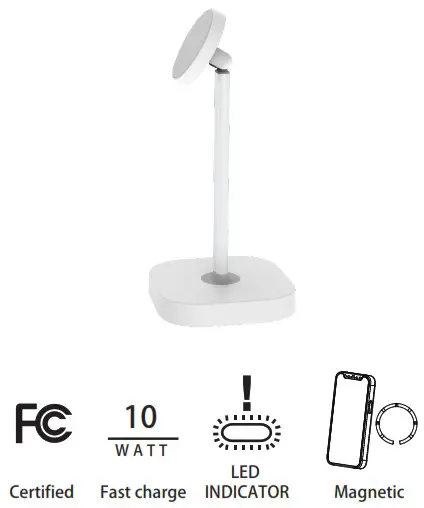 belkin 2IHBD1132 Magsafe 10W Magcope Wireless Charging Stand - COVER