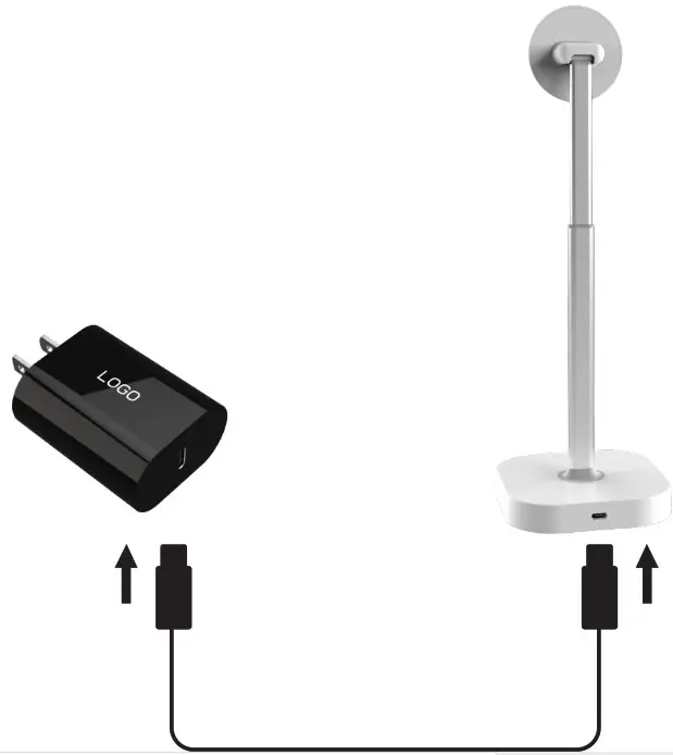 belkin 2IHBD1132 Magsafe 10W Magcope Wireless Charging Stand - Connect magscope to wall charger