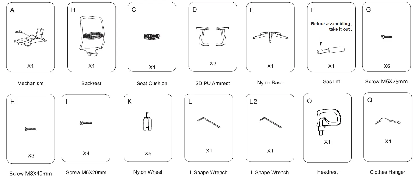 COSTWAY CB10120 UD-T Full Mesh Office Chair 1