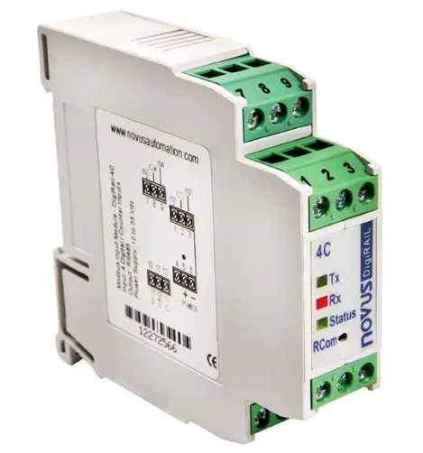 novus DigiRail 4C Digital Counter Input Module - Cover