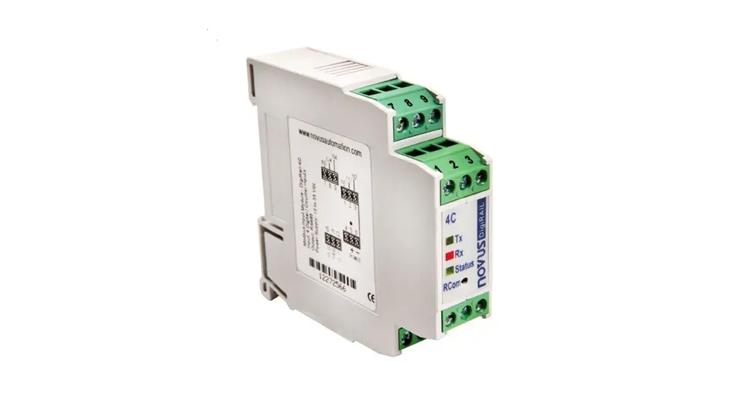 Novus Digirail-4c Digital Counter Input Module Instruction Manual