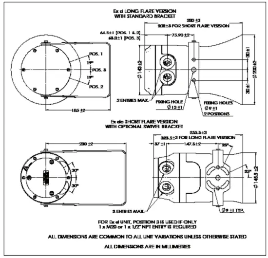 EATON DB3B Medc Sounder - General arrangement