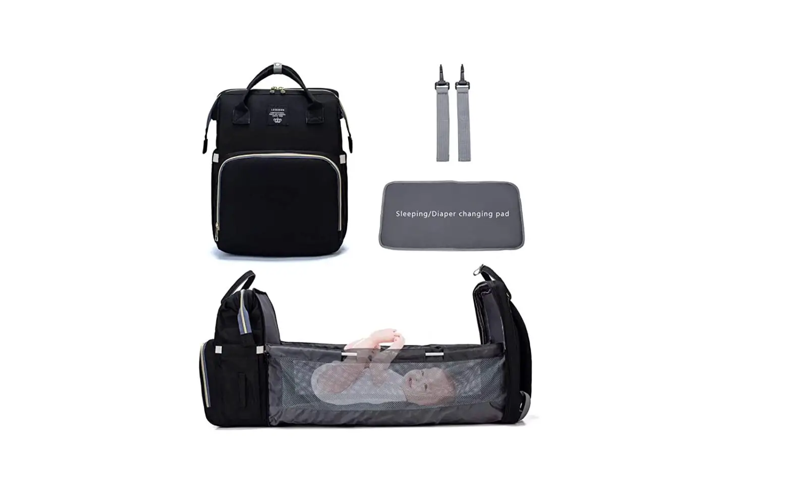 Loms Limos-1 3-in-1 Baby Travel Bag Instructions