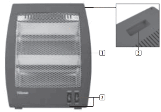 TRiSTAR KA 5011 Radiant Heater - figure 1