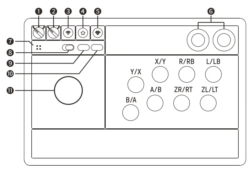 8BitDo 6922621501350 Arcade Stick for Switch and Windows-