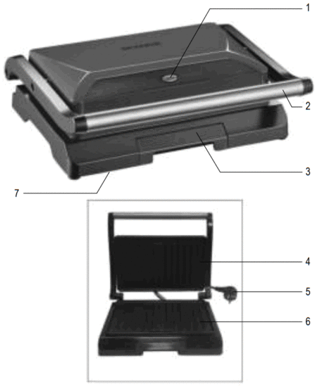 SEVERIN KG 2393 Contact Grill - Fig