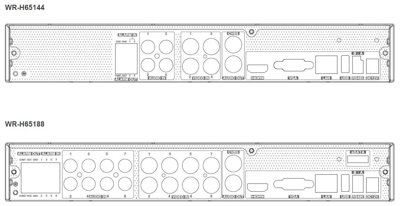 wireX WR-H65144 5MP Lite High Definition DVRs-fig3