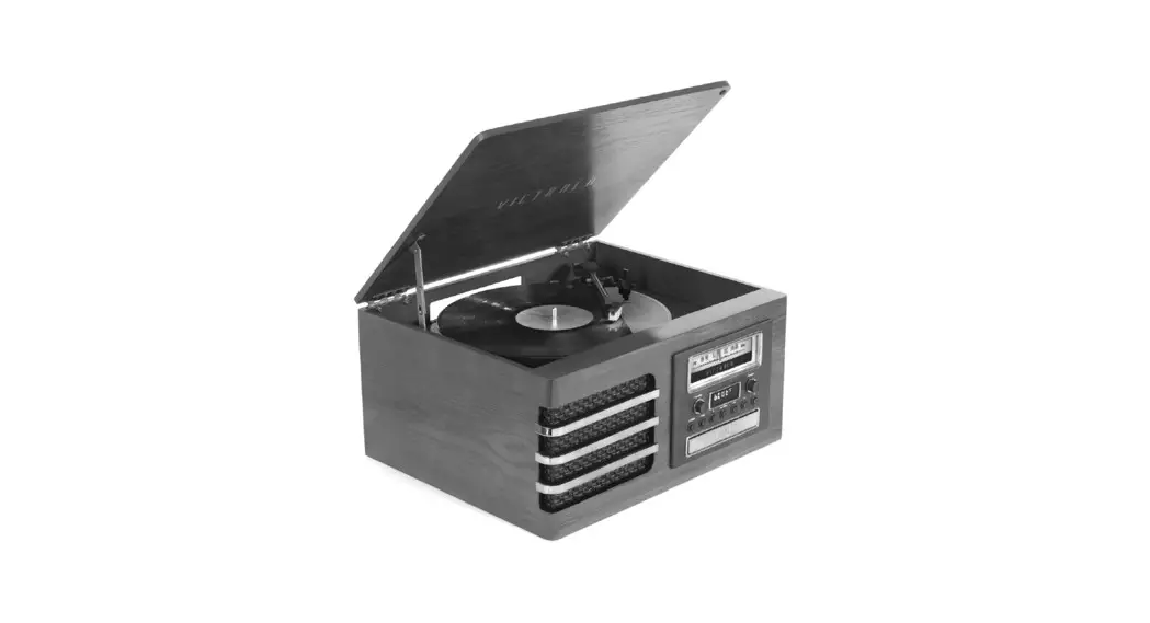 Victrola Vta-380sb Wooden Music Center + Improved Stereo Sound Instruction Manual