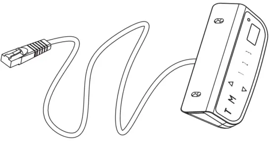 VIVO DESK EV02RB Black Electric Dual Motor Desk Frame Controller