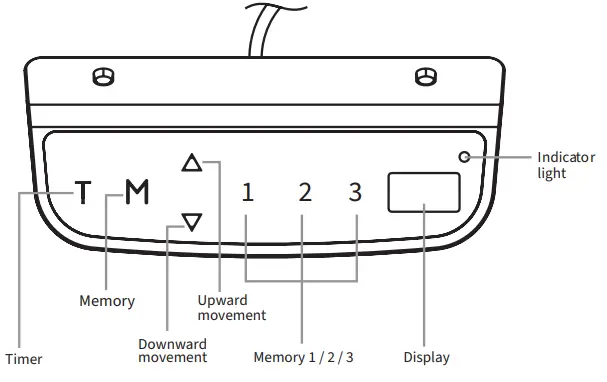 VIVO DESK EV02RB Black Electric Dual Motor Desk Frame Controller - ELECTRICAL