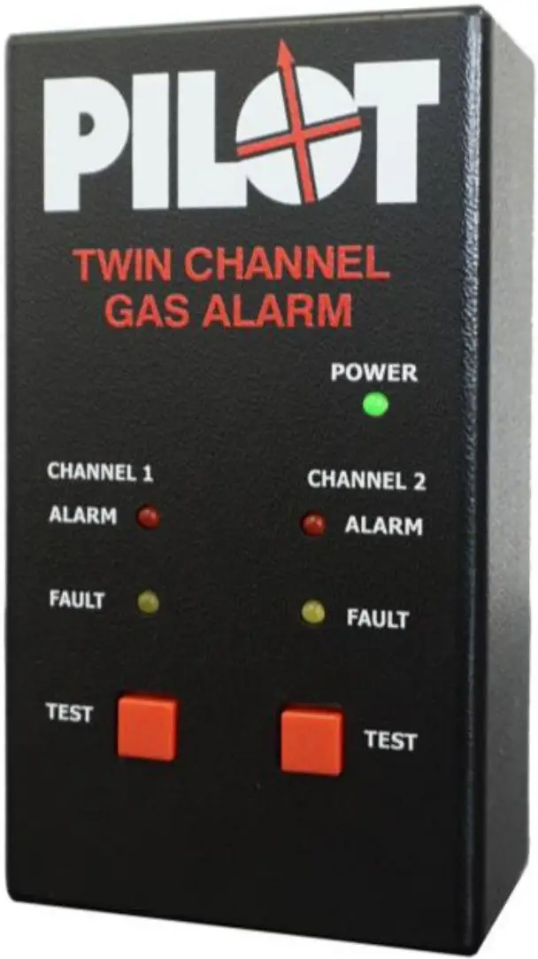 Envin MK2 Pilot Twin Channel Gas Alarm with Two Detector Heads