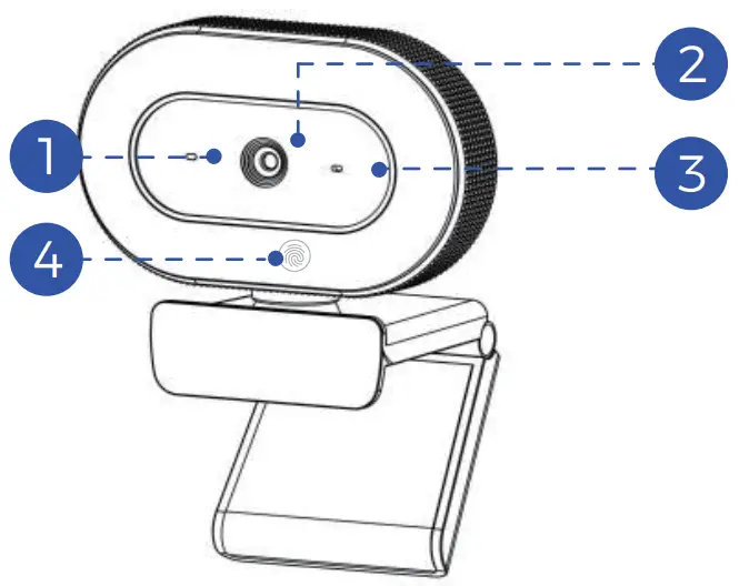 NEXIGO N930E 1080P FHD AutoFocus Webcam - 3