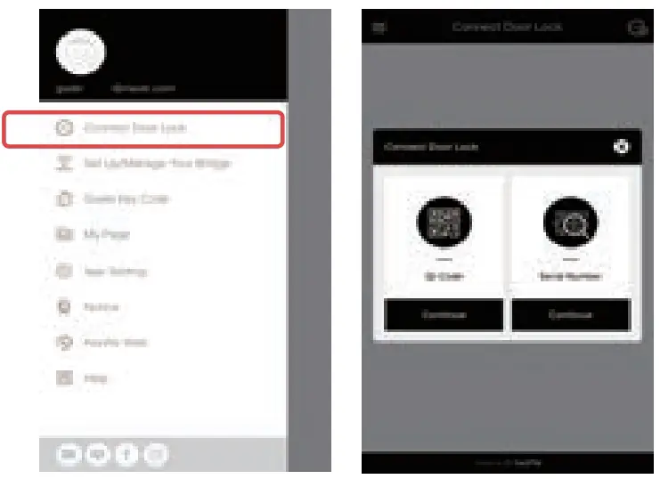Door Lock Registration