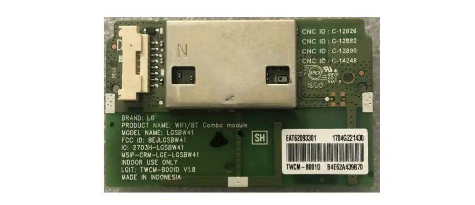 Lg Wl1nb6v2 Wireless Audio Module User Manual