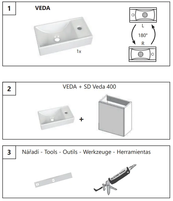 RAVAK-Veda-400-Slim-small-washbasin-1