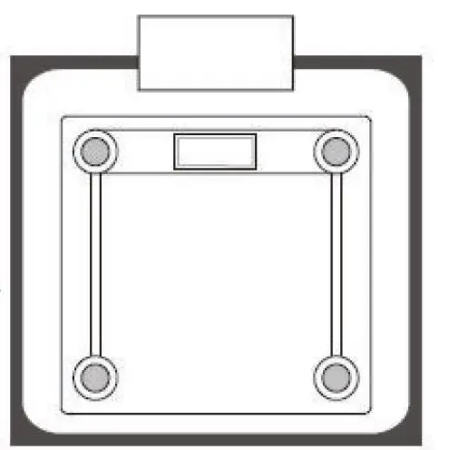 HYUNDAI OVE 962 Electronic Glass Personal Scale 5