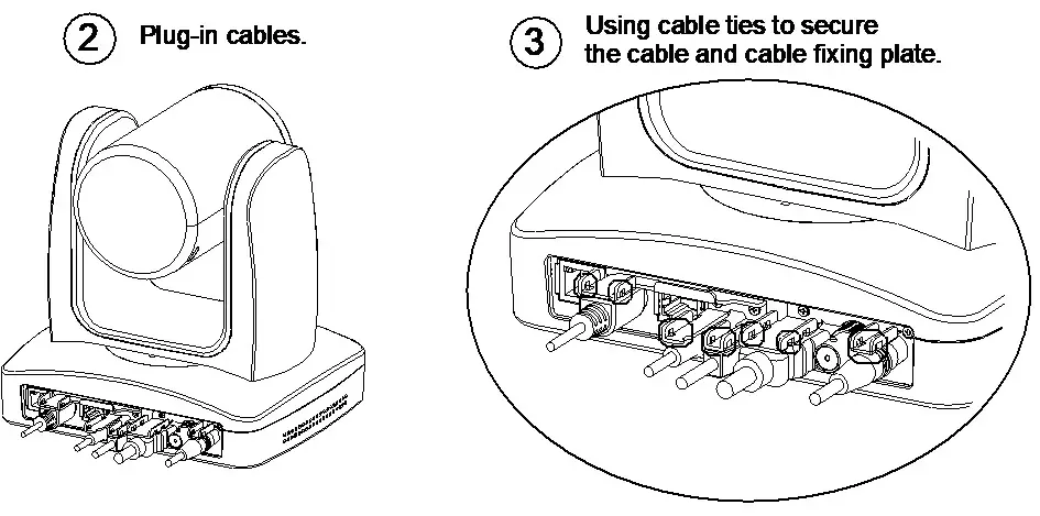 AVer Professional Tracking Camera- Fixing Plate 1