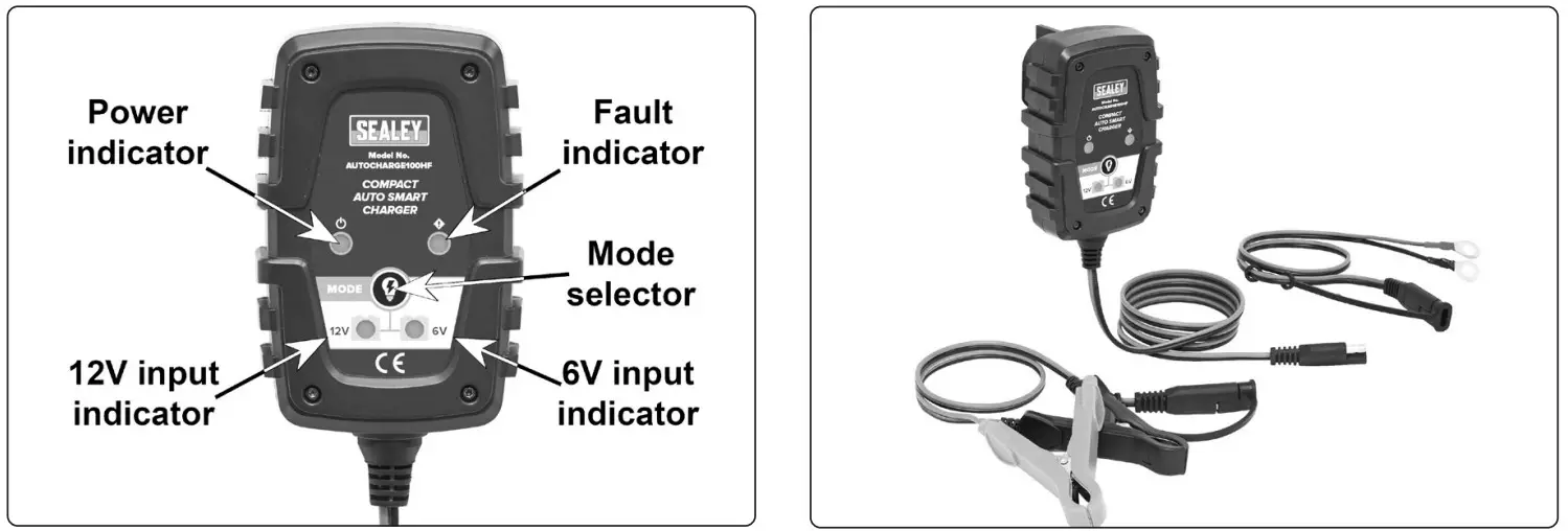 SEALEY AUTOCHARGE100HF Compact Smart Trickle