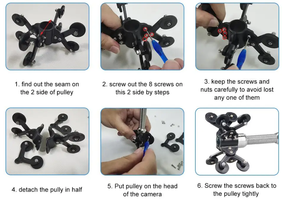 Sanyipace 9300D Pipe Sewer Pipeline Inspection Camera - fig 1