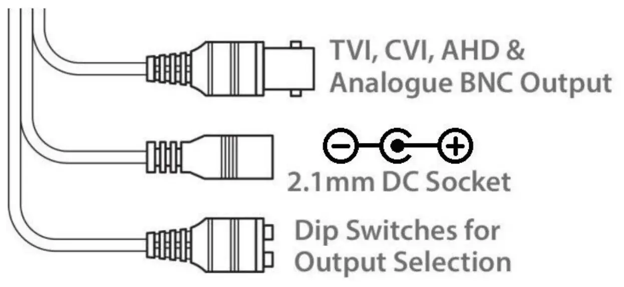 Zip SEE898 8MP Eyeball 2.8-12mm Motorised Lens Camera - Dipswitches