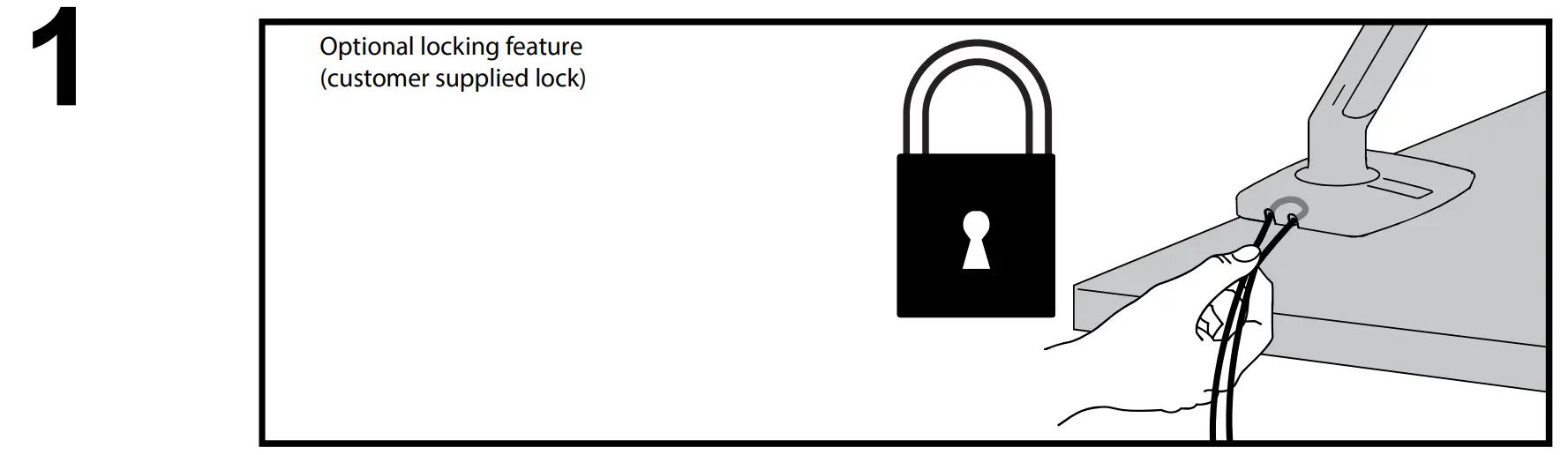 Optional locking feature